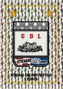 Sticker Emblema (União Desportiva De Leiria) - Futebol 1996-1997 n. H - Panini