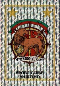 Cromo Emblema (Sport Clube Marítimo) - Futebol 1996-1997 - Panini