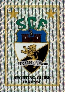 Sticker Emblema (Sporting Clube Farense) - Futebol 1996-1997 n. J - Panini