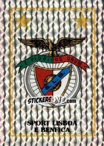 Cromo Emblema (Sport Lisboa E Benfica) - Futebol 1996-1997 - Panini