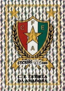Sticker Emblema (C. F. Estrela Da Amadora) - Futebol 1996-1997 n. O - Panini