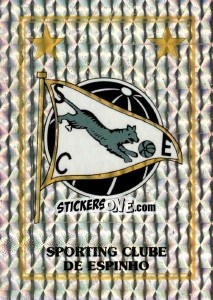 Sticker Emblema (Sporting Clube De Espinho) - Futebol 1996-1997 - Panini