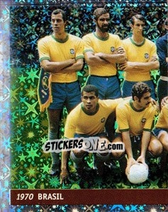 Sticker Team Brazil - World Cup France 98 - Ds