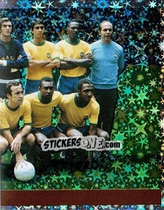 Sticker Team Brazil - World Cup France 98 n. 3 - Ds