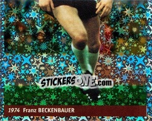 Sticker Franz Beckenbauer - World Cup France 98 n. 5 - Ds