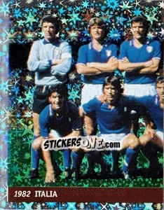 Sticker Team Italia - World Cup France 98 - Ds