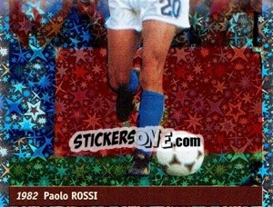 Sticker Paolo Rossi - World Cup France 98 n. 11 - Ds
