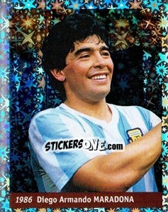 Sticker Diego Armando Maradona - World Cup France 98 n. 13 - Ds