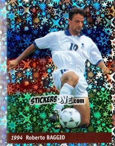 Sticker Roberto Baggio - World Cup France 98 n. 18 - Ds