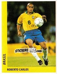 Sticker Roberto Carlos - World Cup France 98 n. 22 - Ds