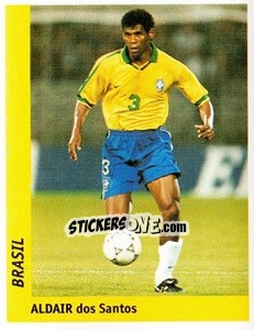 Sticker Aldair dos Santos - World Cup France 98 - Ds