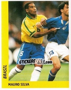 Cromo Mauro Silva - World Cup France 98 - Ds