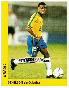 Sticker Denilson de Oliveira - World Cup France 98 n. 29 - Ds