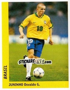 Sticker Juninho Osvaldo G. - World Cup France 98 - Ds
