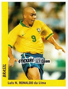 Sticker Luis N. Ronaldo da Lima - World Cup France 98 n. 31 - Ds