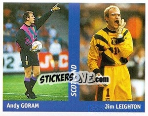Sticker Andy Goram / Jim Leighton - World Cup France 98 n. 34 - Ds