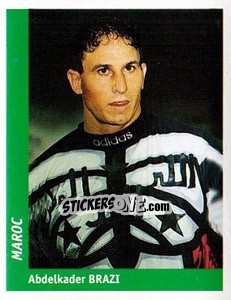 Sticker Abdelkader Brazi - World Cup France 98 n. 48 - Ds