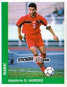 Sticker Abdelkrim El Hadrioui - World Cup France 98 - Ds