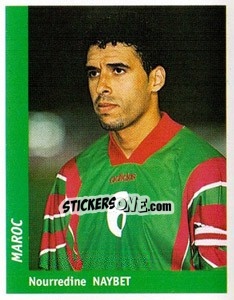 Sticker Nourredine Naybet - World Cup France 98 n. 53 - Ds