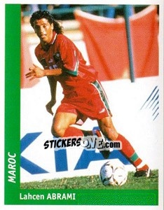 Sticker Lahcen Abrami - World Cup France 98 - Ds