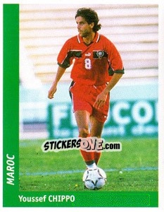 Cromo Youssef Chippo - World Cup France 98 - Ds