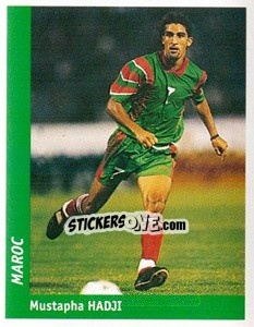 Sticker Mustapha Hadji - World Cup France 98 n. 57 - Ds