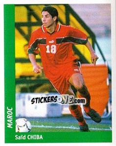 Cromo Said Chiba - World Cup France 98 - Ds