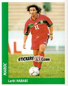 Cromo Larbi Hababi - World Cup France 98 - Ds