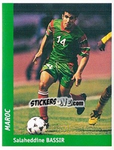 Sticker Salaheddine Bassir - World Cup France 98 n. 61 - Ds
