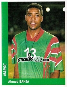 Cromo Ahmed Bahja - World Cup France 98 - Ds