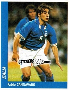 Sticker Fabio Cannavaro - World Cup France 98 n. 66 - Ds