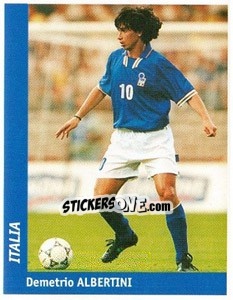 Cromo Demetrio Albertini - World Cup France 98 - Ds