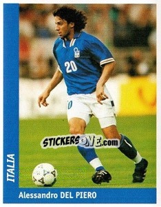 Sticker Alessandro Del Piero - World Cup France 98 n. 73 - Ds