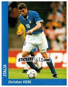 Sticker Christian Vieri - World Cup France 98 n. 76 - Ds