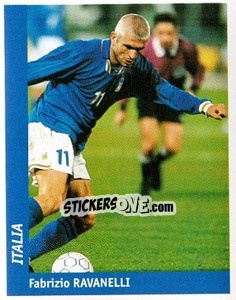 Sticker Fabrizio Ravanelli - World Cup France 98 n. 77 - Ds