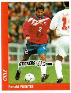 Figurina Ronald Fuentes - World Cup France 98 n. 81 - Ds