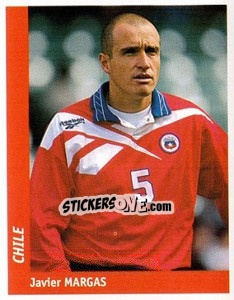 Sticker Javier Margas - World Cup France 98 n. 82 - Ds