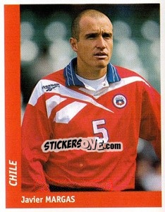 Sticker Javier Margas - World Cup France 98 - Ds