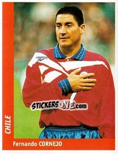 Sticker Fernando Cornejo - World Cup France 98 n. 84 - Ds