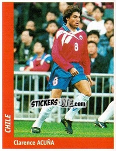 Figurina Clarence Acuna - World Cup France 98 - Ds