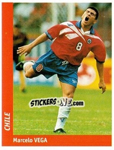 Cromo Marcelo Vega - World Cup France 98 - Ds