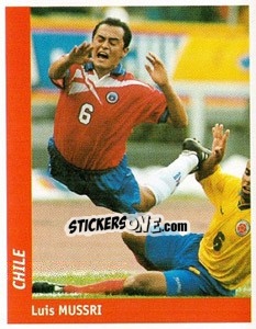 Sticker Luis Mussri - World Cup France 98 - Ds