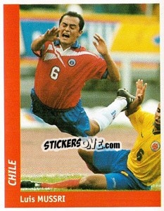 Sticker Luis Mussri - World Cup France 98 n. 87 - Ds