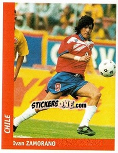 Cromo Ivan Zamorano - World Cup France 98 - Ds