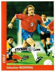 Sticker Sebastian Rozenthal - World Cup France 98 n. 92 - Ds