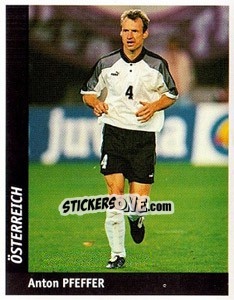 Sticker Anton Pfeffer - World Cup France 98 n. 95 - Ds