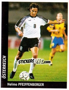 Cromo Heimo Pfeiffenberger - World Cup France 98 - Ds