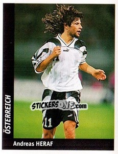Sticker Andreas Heraf - World Cup France 98 n. 102 - Ds