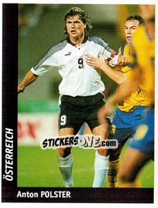Sticker Anton Polster - World Cup France 98 - Ds