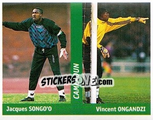 Sticker Jacgues Songo'O / vincent Ongandzi - World Cup France 98 - Ds